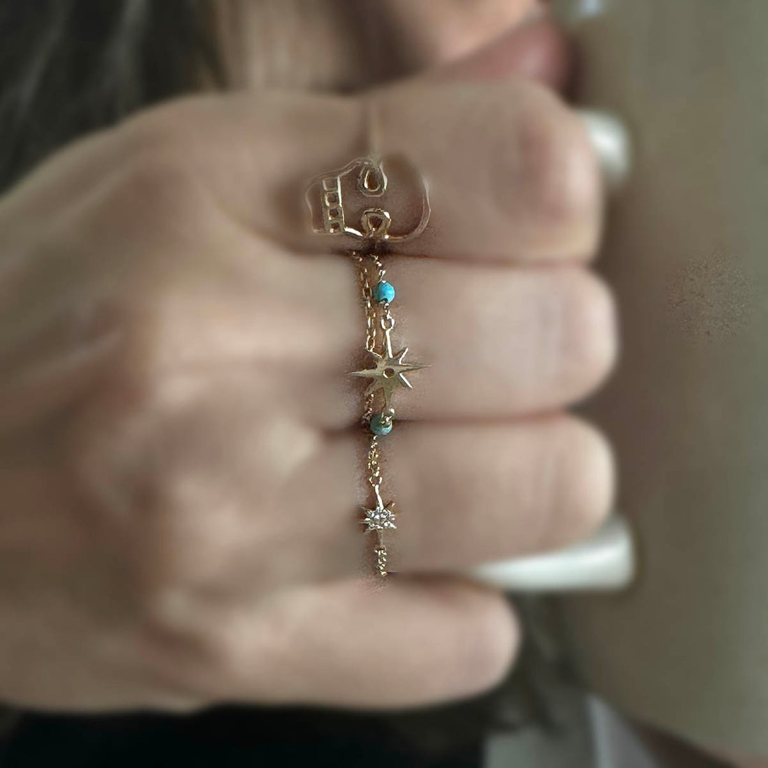 sea star chain ring